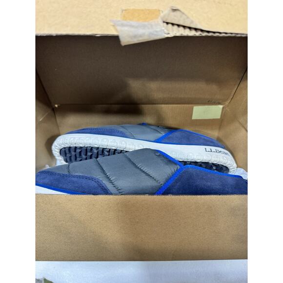 LL Bean Bean Quilted indoor/outdoor slippers. mens 9 NIB - Picture 5 of 6